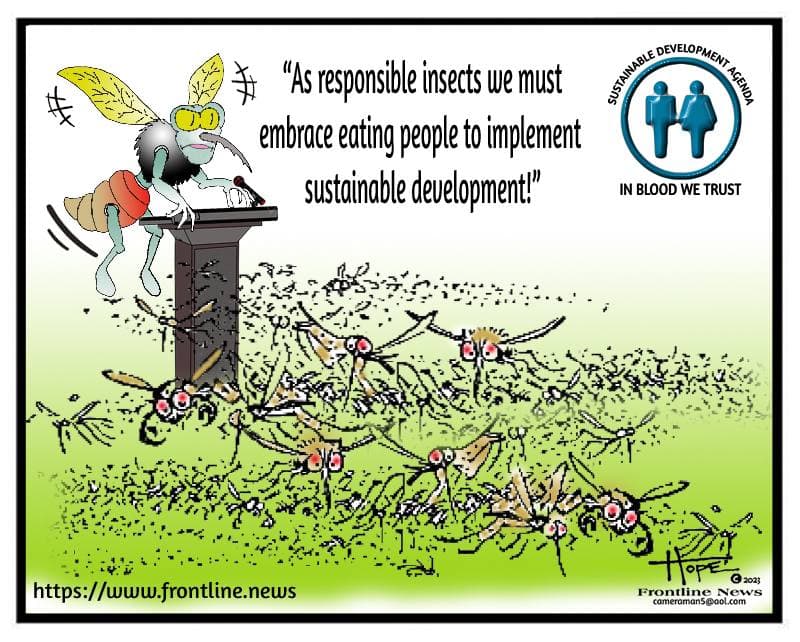 Cartoon for Frontline News - Published on November 07, 2023
